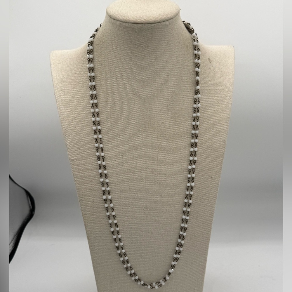 16 Lula n Lee 30” NWT Retired Double Strand Crystal Necklace